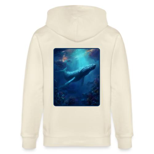 Humpback Whale Ocean Reef Design - Stanley/Stella Cultivator Organic Zip Hoodie