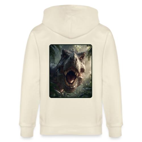 T Rex Jungle Roar Design - Stanley/Stella Cultivator Organic Zip Hoodie