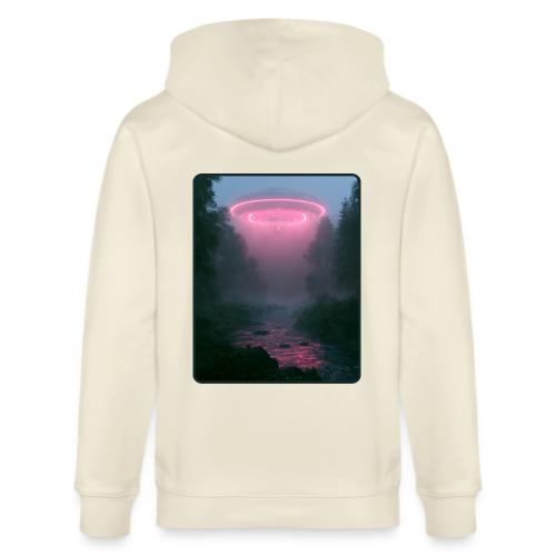 Neon UFO Forest River Design - Stanley/Stella Cultivator Organic Zip Hoodie