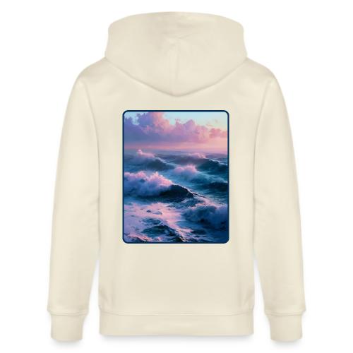 Dreamy Pastel Ocean Sunset Art - Stanley/Stella Cultivator Organic Zip Hoodie
