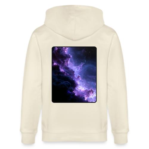 Purple Nebula Space Design - Stanley/Stella Cultivator Organic Zip Hoodie