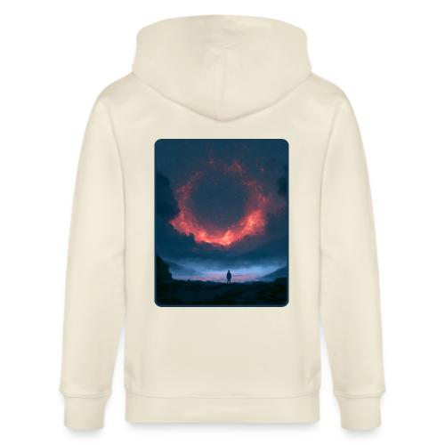 Supernova Reflection Space Scene - Stanley/Stella Cultivator Organic Zip Hoodie