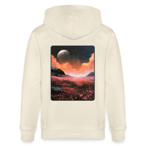 Moonlit Fantasy Flower Landscape - Stanley/Stella Cultivator Organic Zip Hoodie