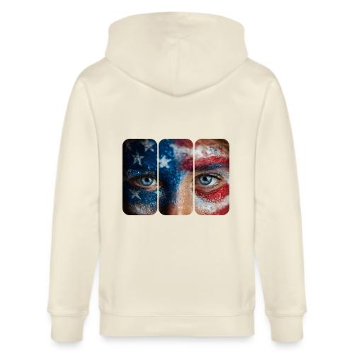 USA: Stars in Her Eyes - Stanley/Stella Cultivator Organic Zip Hoodie