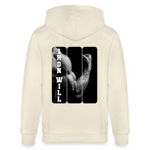 Bodybuilding: Iron Will - Stanley/Stella Cultivator Organic Zip Hoodie