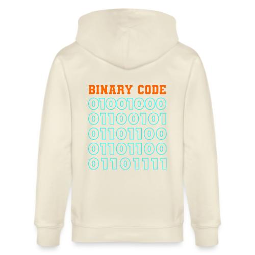 Say Hello in Binary code - Stanley/Stella Cultivator Organic Zip Hoodie