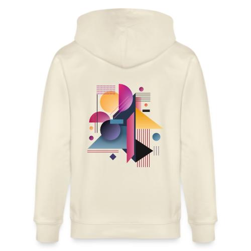 Color Pulse Geometry - Stanley/Stella Cultivator Organic Zip Hoodie