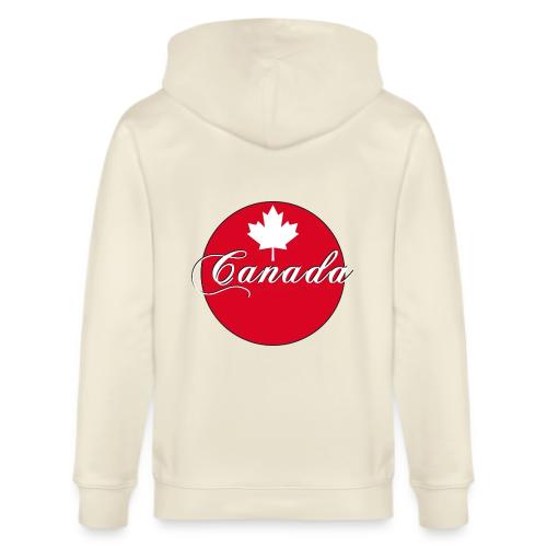 Canada in red and white - Stanley/Stella Cultivator Organic Zip Hoodie