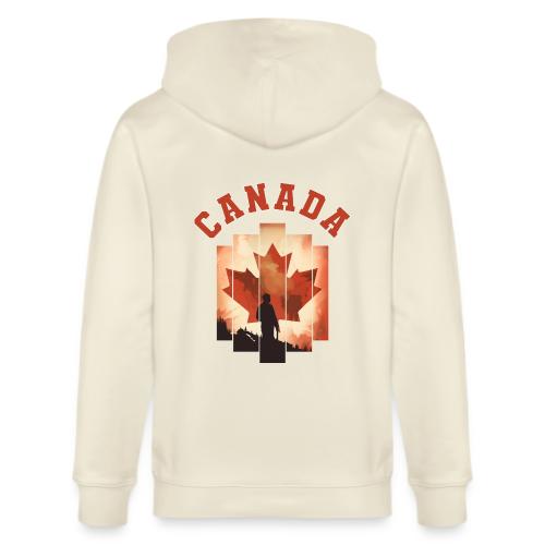 Proud Canadian Shadow - Stanley/Stella Cultivator Organic Zip Hoodie