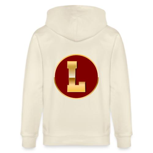 Letter L – Capital Varsity Alphabet Monogram - Stanley/Stella Cultivator Organic Zip Hoodie