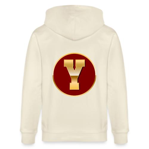 Letter Y – Capital Varsity Alphabet Monogram - Stanley/Stella Cultivator Organic Zip Hoodie