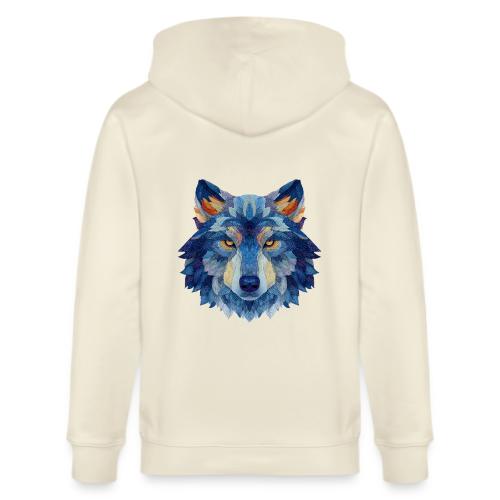 Wolf: Alpha Portrait - Stanley/Stella Cultivator Organic Zip Hoodie
