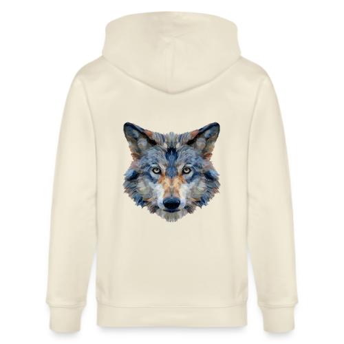 Wolf: Chromatic Wild Gaze - Stanley/Stella Cultivator Organic Zip Hoodie