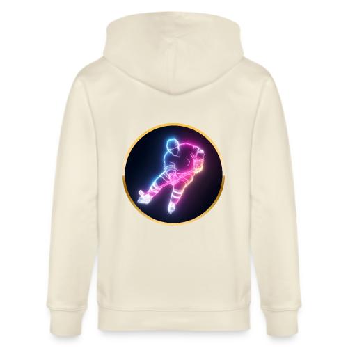 Hockey: Neon Ice Striker - Stanley/Stella Cultivator Organic Zip Hoodie