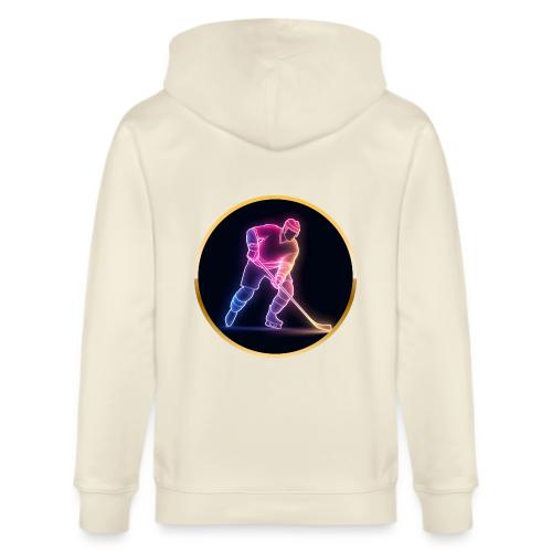Hockey: Neon Ice Rush - Stanley/Stella Cultivator Organic Zip Hoodie