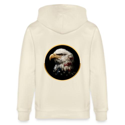 America: Golden Freedom Crest - Stanley/Stella Cultivator Organic Zip Hoodie