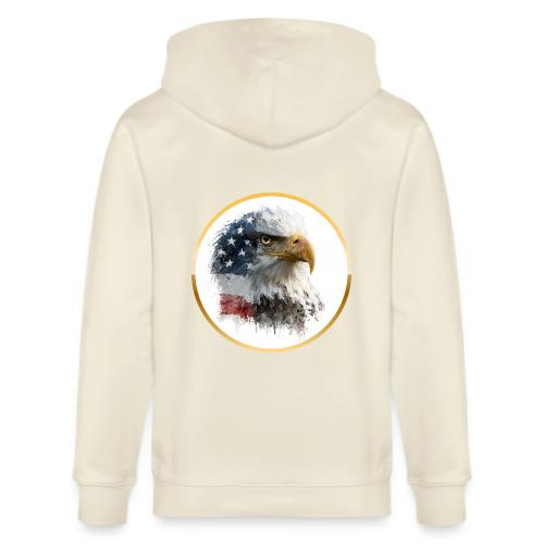 USA: Patriot Wing Emblem - Stanley/Stella Cultivator Organic Zip Hoodie