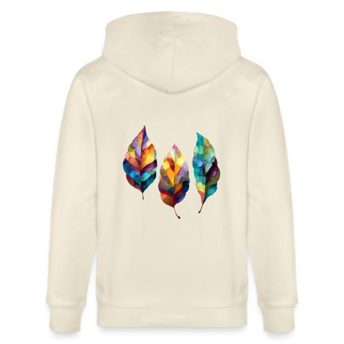 Art: Colorful Leaf Harmony - Stanley/Stella Cultivator Organic Zip Hoodie