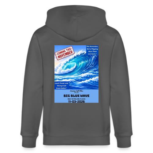 Big Blue Wave - Stanley/Stella Cultivator Organic Zip Hoodie