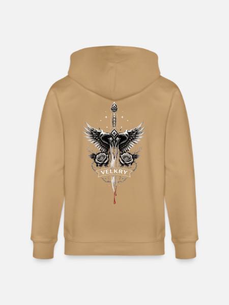 Death wings - Stanley/Stella Cultivator Organic Zip Hoodie -