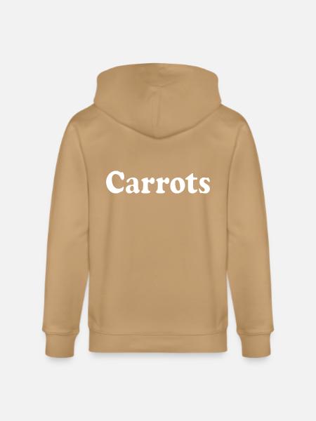 carrots - Stanley/Stella Cultivator Organic Zip Hoodie - natural raw