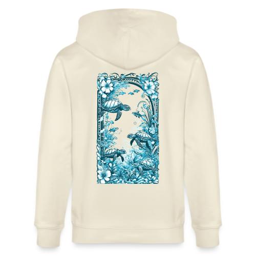 Sea Turtle Forest - Stanley/Stella Cultivator Organic Zip Hoodie