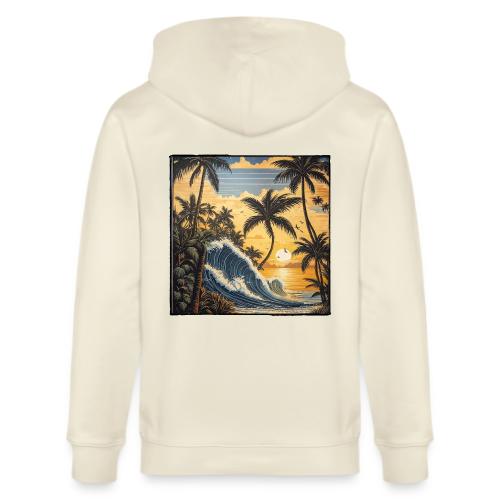 Jungle Wave Sunrise - Stanley/Stella Cultivator Organic Zip Hoodie