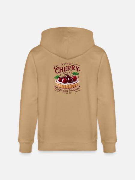 National Cherry Tart Day  - Stanley/Stella Cultivator Organic Zip Hoodie - 