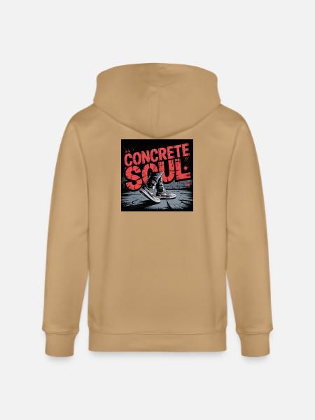 Concrete Soul Street Art Design - Stanley/Stella Cultivator Organic Zip Hoodie - 