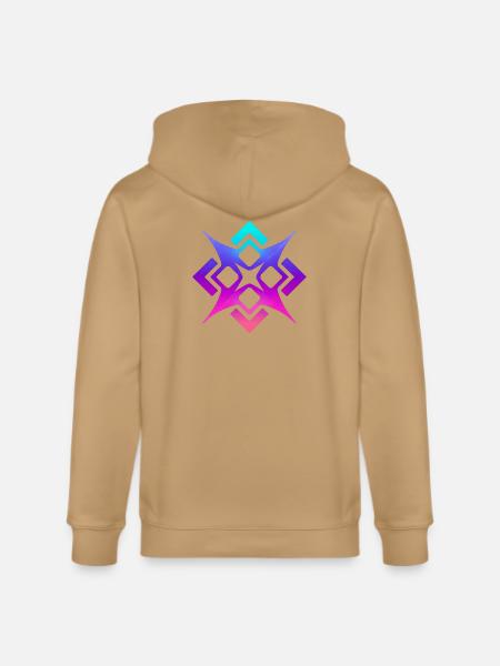 Prismatic Star Glyph - Stanley/Stella Cultivator Organic Zip Hoodie -