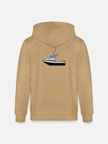 Scuba Boat - Stanley/Stella Cultivator Organic Zip Hoodie - 