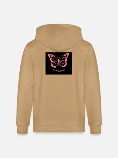 Butterfly_energy - Stanley/Stella Cultivator Organic Zip Hoodie -