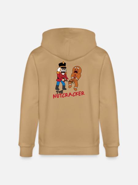 Nutcracker vs Gingerbread man - Stanley/Stella Cultivator Organic Zip Hoodie - 