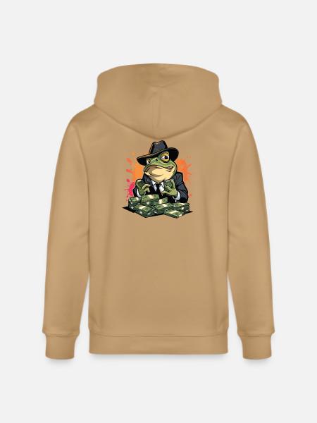 Exaggerated Expression Vector Illustration - Stanley/Stella Cultivator Organic Zip Hoodie -