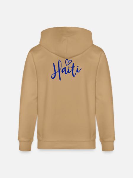 Haiti Heart Women's Love Haiti - Stanley/Stella Cultivator Organic Zip Hoodie -