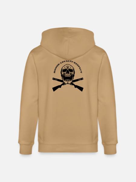 HONOR LOYALTY RESPECT - Stanley/Stella Cultivator Organic Zip Hoodie -
