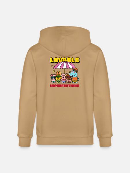 Lovable Hyperfections Umbrella Crew - Stanley/Stella Cultivator Organic Zip Hoodie -