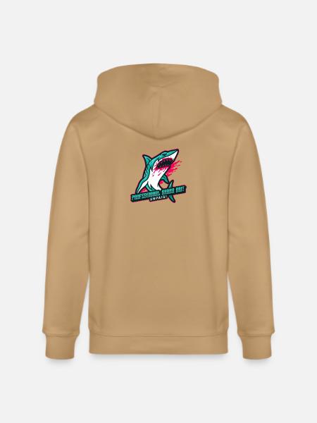 Professional Shark Bait. Unpaid! - Stanley/Stella Cultivator Organic Zip Hoodie -