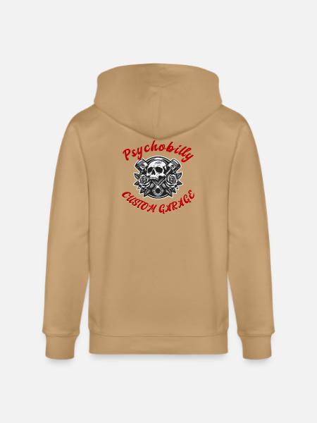 PsychoBilly Custom Garage - Stanley/Stella Cultivator Organic Zip Hoodie -