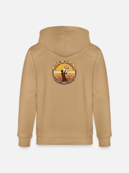 Rise & Grind Sunrise Bakery - Stanley/Stella Cultivator Organic Zip Hoodie -