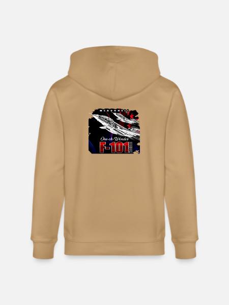 One-Oh-Wonder F-101 Jet Art - Stanley/Stella Cultivator Organic Zip Hoodie -