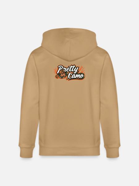 Pretty in Camo - Stanley/Stella Cultivator Organic Zip Hoodie -