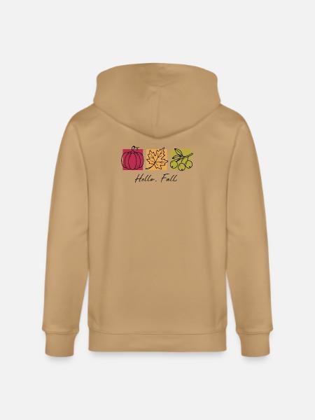 Hello Fall - Stanley/Stella Cultivator Organic Zip Hoodie - 