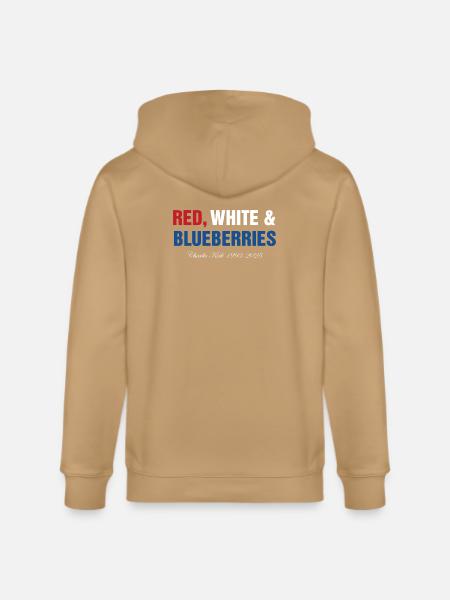 Red White Blueberries - Stanley/Stella Cultivator Organic Zip Hoodie -