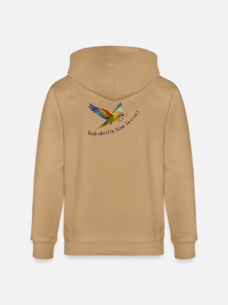 RADICALIZED BY BASIC DECENCY - Stanley/Stella Cultivator Organic Zip Hoodie -