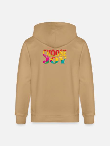 Choose joy - Stanley/Stella Cultivator Organic Zip Hoodie -