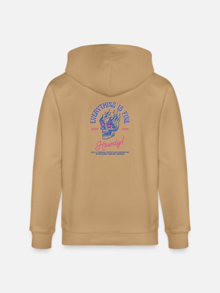 everything is fine - Stanley/Stella Cultivator Organic Zip Hoodie - 