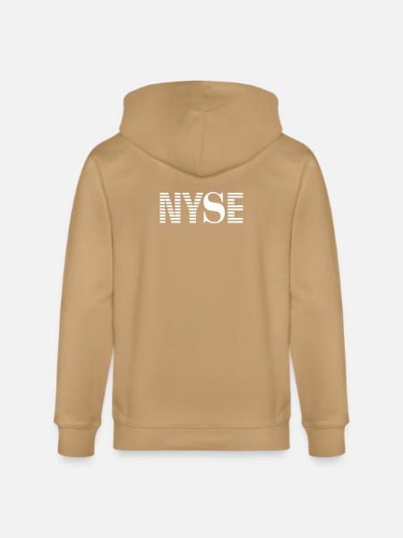 Nyse New York Stock Exchange - Stanley/Stella Cultivator Organic Zip Hoodie - natural raw