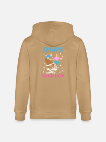 Sock Hop 1950s Dance Party - Stanley/Stella Cultivator Organic Zip Hoodie - 