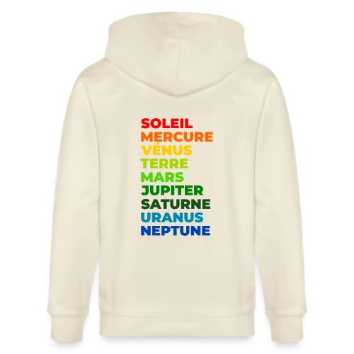 Solar System in Color - Stanley/Stella Cultivator Organic Zip Hoodie